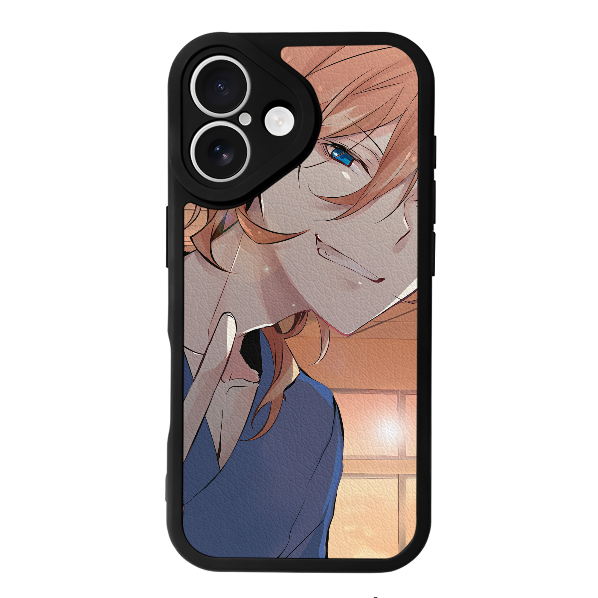（画像用） 文豪ストレイドッグス Bungo Stray Dogs 【iPhone 16シリーズ対応】シリコンスマホケース（レザー調） 材質：シリコン